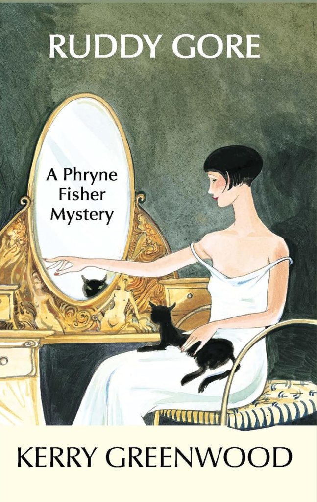 Cover image for Ruddy Gore by Kerry Greenwood, a Phryne Fisher mystery