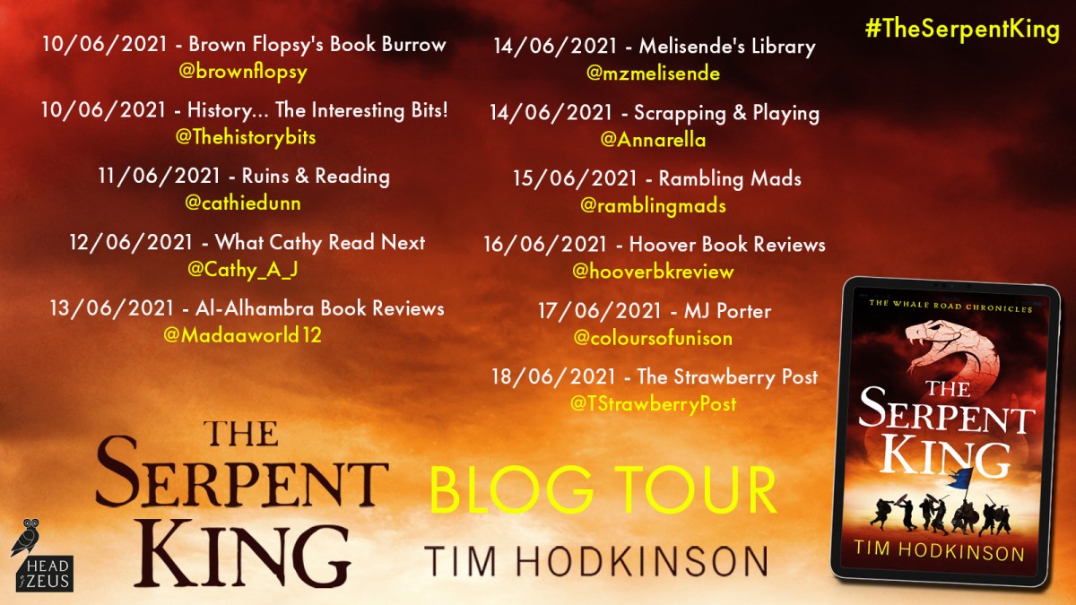 Check out my review for  The Serpent King by Tim Hodkinson #blogtour #bookreview&nbsp;#histfic
