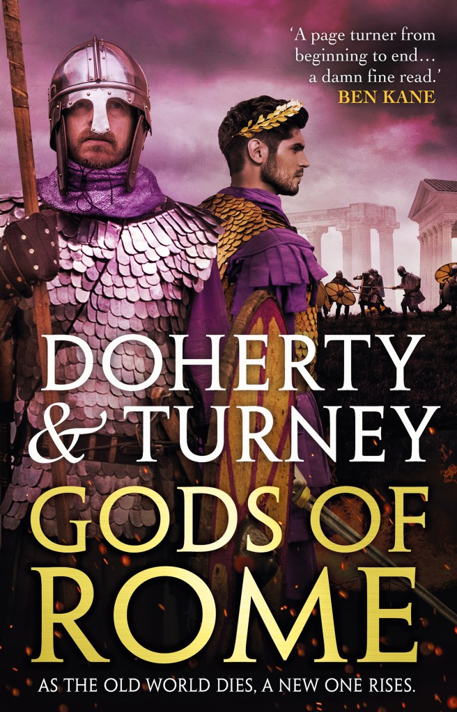 Cover image for Gods of Rome by Doherty and Turney, published by Aries