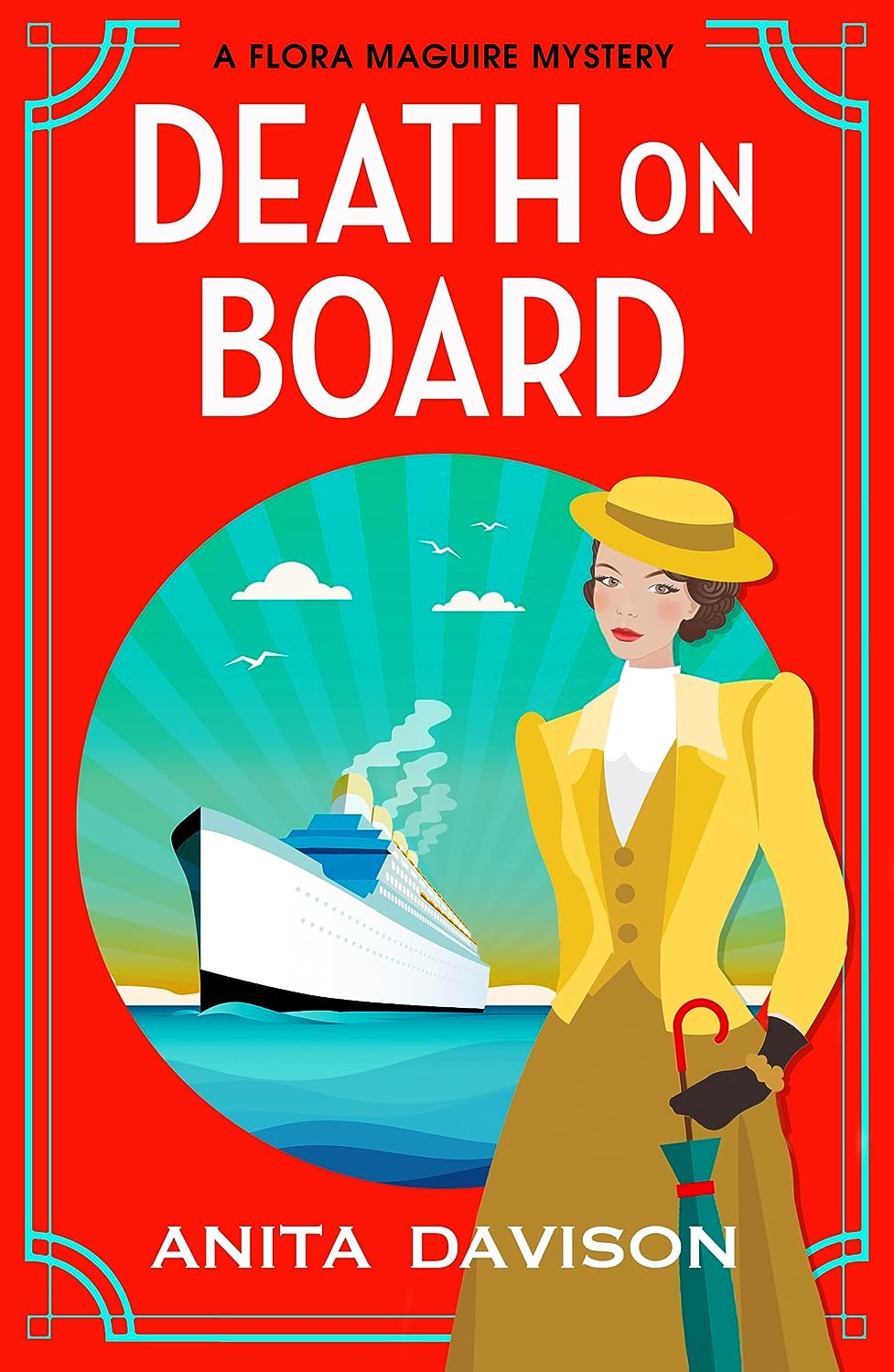 I’m excited to share my review for Death on Board by Anita Davison, the first book in a new cosy historical mystery series&nbsp;#newrelease