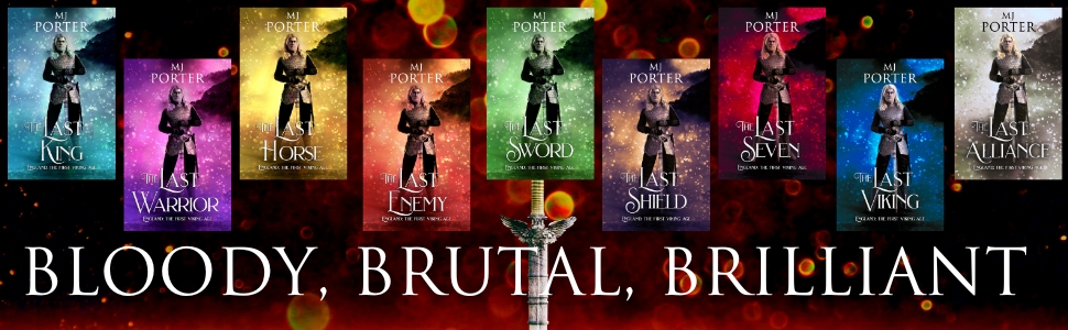 The Ninth Century Mercian series covers for all 9 books