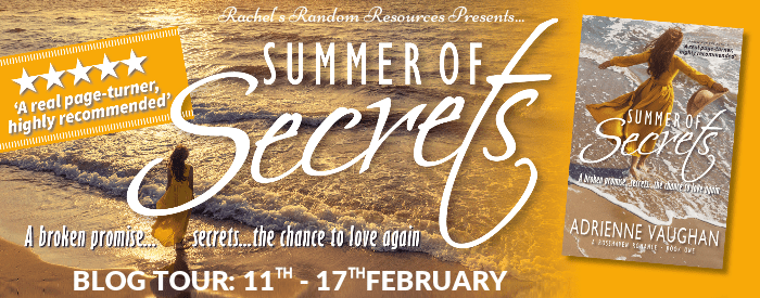 I’m delighted to welcome Adrienne Vaughan to the blog to showcase her new books, Summer of Secrets&nbsp;#blogtour