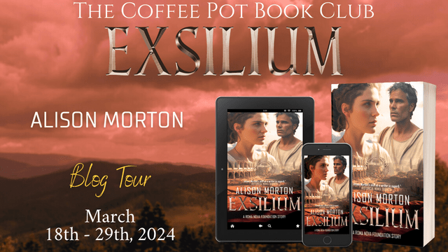 I’m delighted to welcome Alison Morton and her new book, EXSILIUM, to the blog #RomaNovaSeries #EXSILIUM #AlternativeHistoricalFiction #HistoricalFiction #BlogTour #TheCoffeePotBookClub