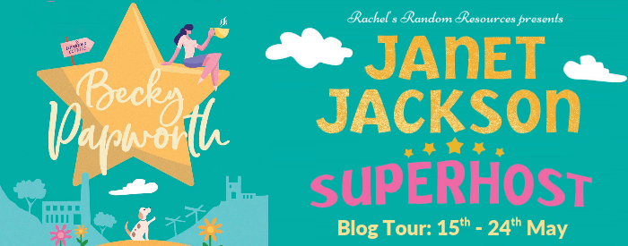Today, I’m delighted to welcome Becky Papworth and her new book #JanetJacksonSuperhost to the blog. #authorinterview #newrelease&nbsp;#blogtour