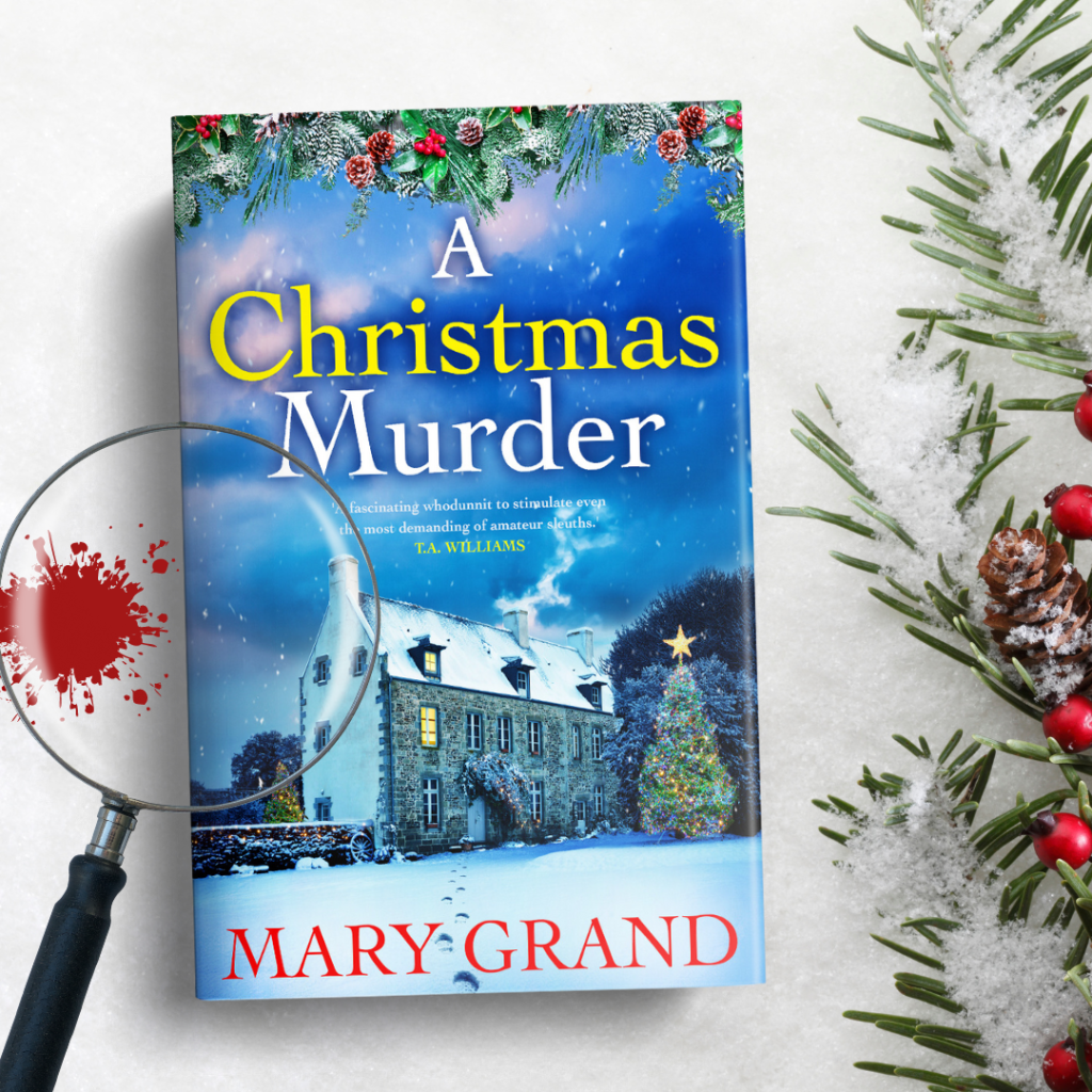 Cover image graphic for A Christmas Murder by Mary Grand. 