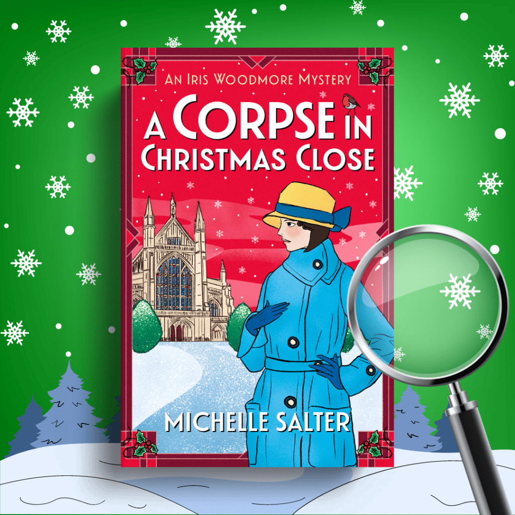 Image of A Corpse in Christmas Close on a snowy background