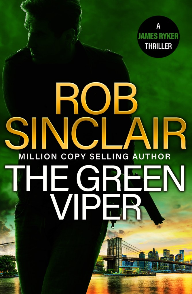 Cover for Rob Sinclair's The Green Viper book. 