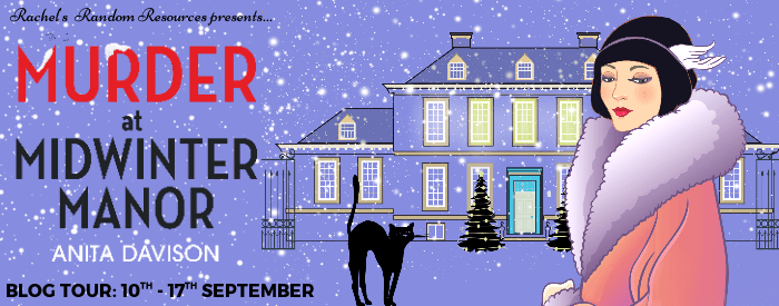 I’m delighted to share my review for Murder at Midwinter Manor by Anita Davison #bookreview #blogtour #historicalmystery #newrelease