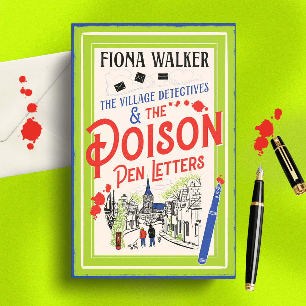 Cover image for The Village Detectives and the Poison Pen Letters by Fiona Walker