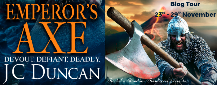 Today, I’m delighted to be reviewing Emperor’s Axe by JC Duncan #blogtour #historicalfiction #HaraldHardrada