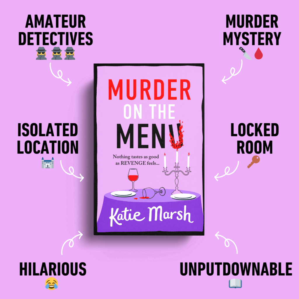 Image showing the cover for Murder on the Menu by Katie Marsh