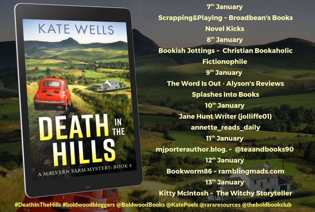 Details of the blog hosts for the Death in the Hills blog tour organised by Rachel's Random Resources
