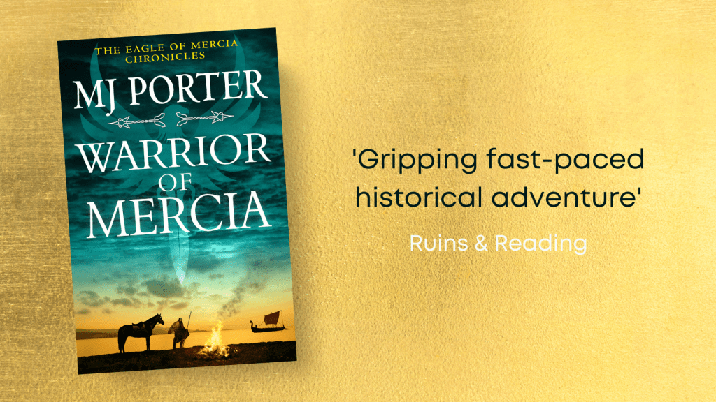 Review quote for Warrior of Mercia fromRuins and Reading.