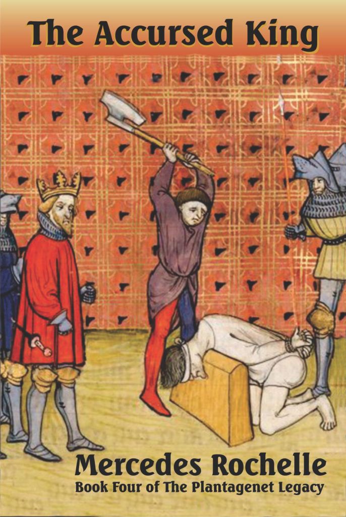 Book cover for The Accursed King by Mercedes Rochelle