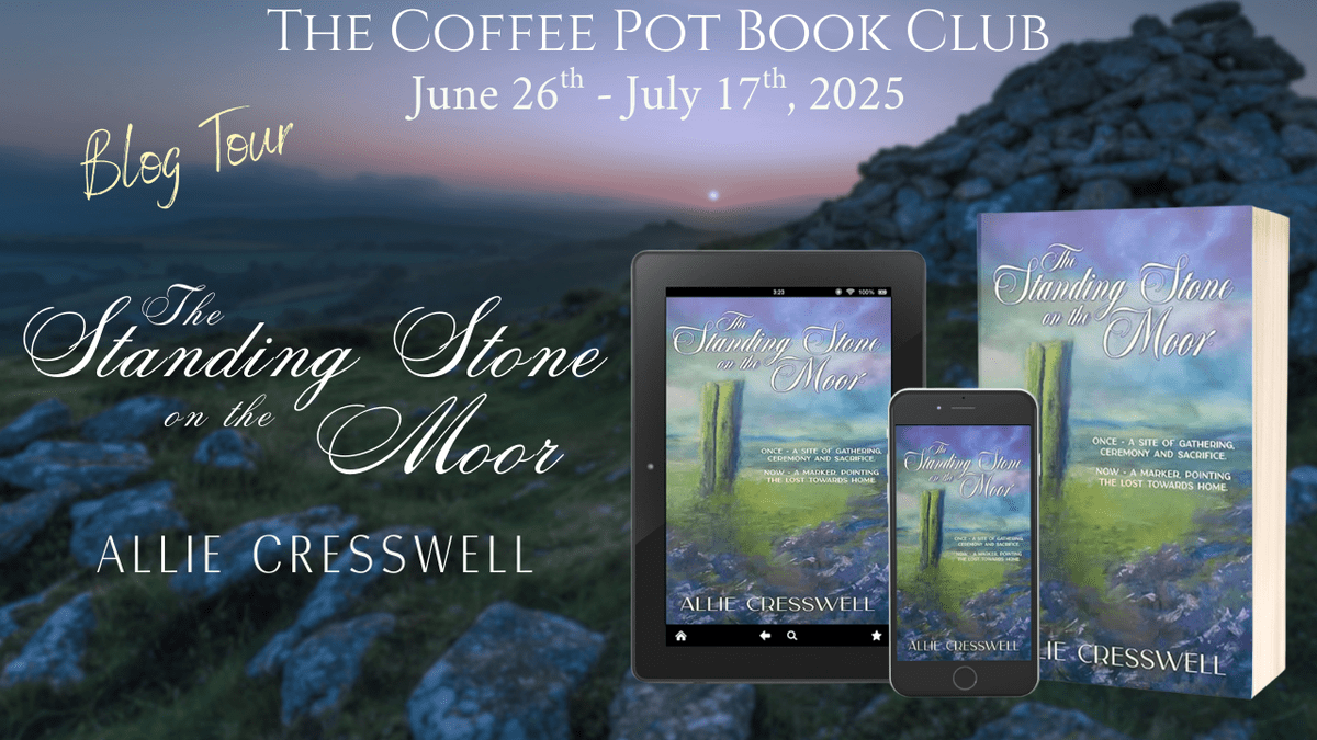 I’m delighted to welcome Allie Creswell and her new book, The Standing Stone on the Moor, to the blog #HistoricalRomance #HistoricalFiction #Yorkshire #BlogTour #TheCoffeePotBookClub