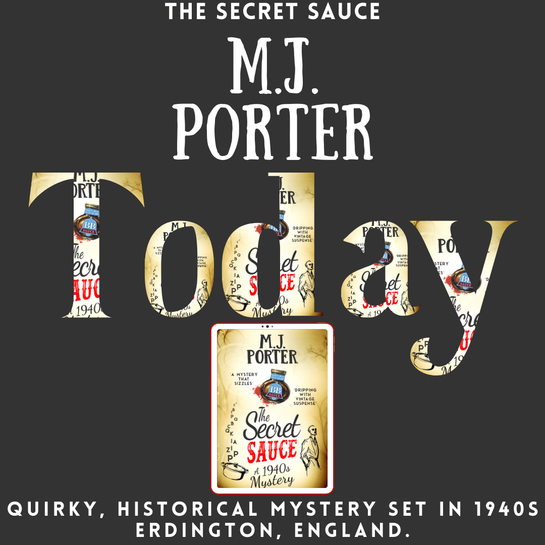 It’s happy release day for The Secret Sauce, the third book in The Erdington Mysteries #histfic #historicalmystery