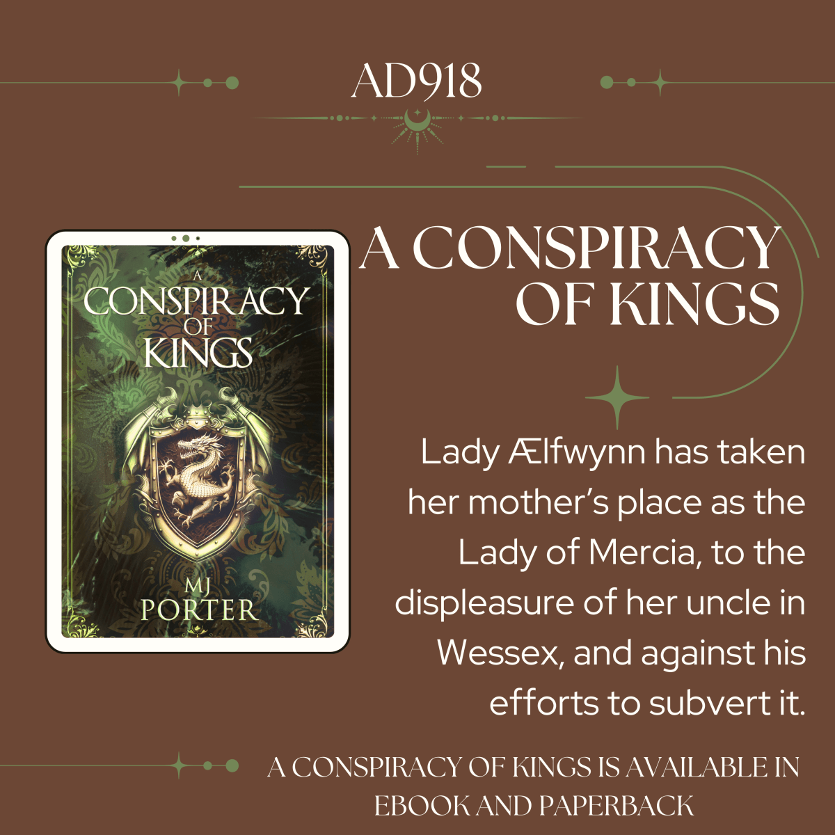 A Conspiracy of Kings – a little bit of history #histfic #TheTenthCenturyRoyalWomen #nonfiction