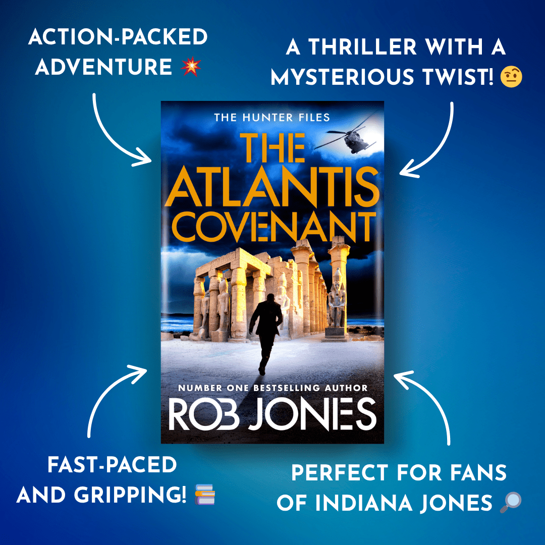 I’m sharing my review for The Atlantis Covenant by Rob Jones #actionandadventure #blogtour&nbsp;#bookreview