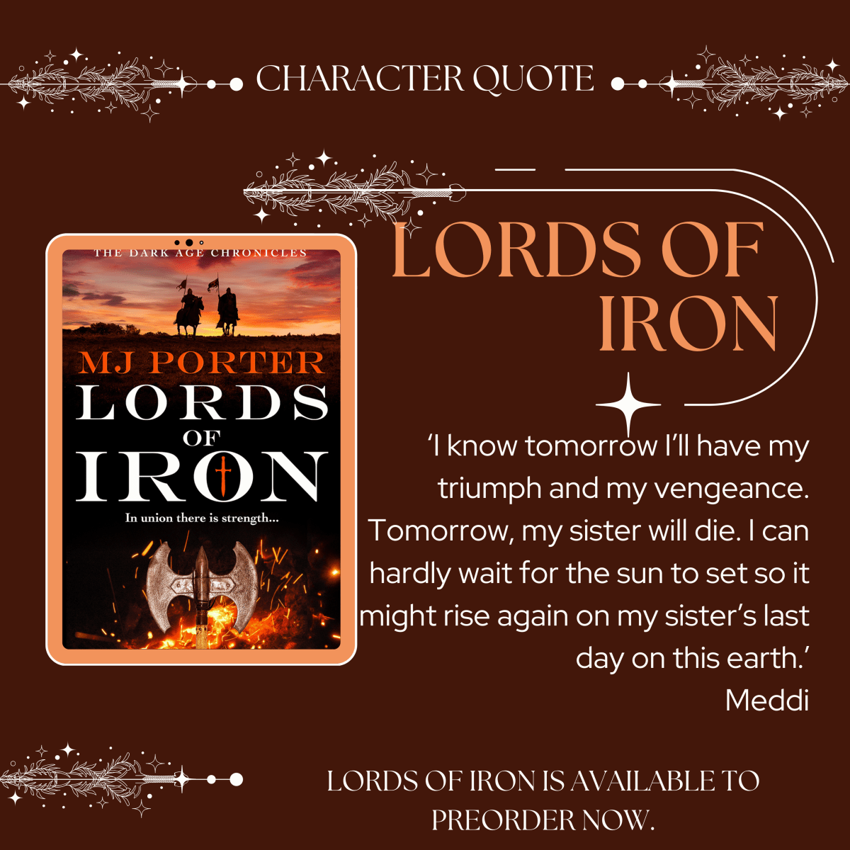 It’s happy release day to Lords of Iron, the third and concluding book in the Dark Age Chronicles Trilogy. Watch and listen to a short recording about the research books I used #newrelease #MenOfIron #WarriorsOfIron #LordsofIron&nbsp;#histfic
