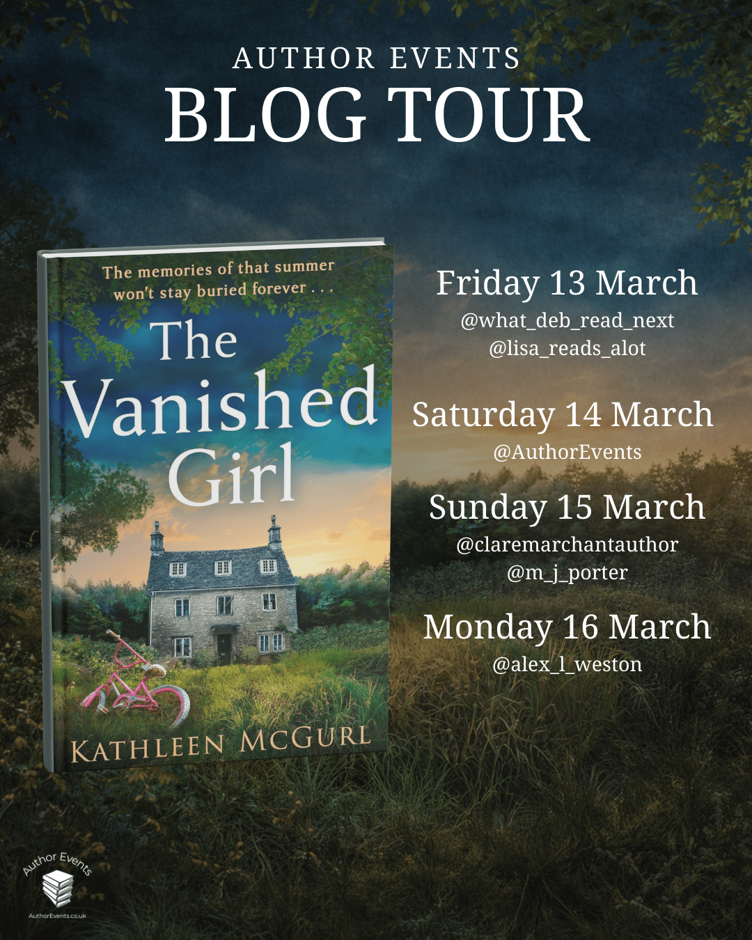 I’m delighted to welcome Kathleen McGurl and her new release The Vanished Girl to the blog #blogtour #newrelease&nbsp;#BookBlast