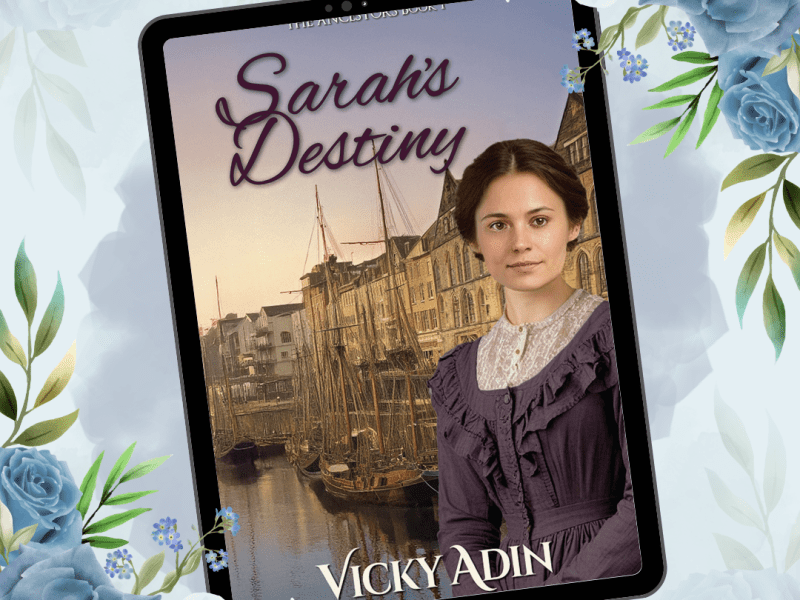 I’m delighted to welcome Vicky Adin and her new book, Sarah’s Destiny, to the blog, #HistoricalFiction #VictorianWomen #workingclasswomen #enduringlove #Bristol #widows #BlogTour #TheCoffeePotBookClub 
