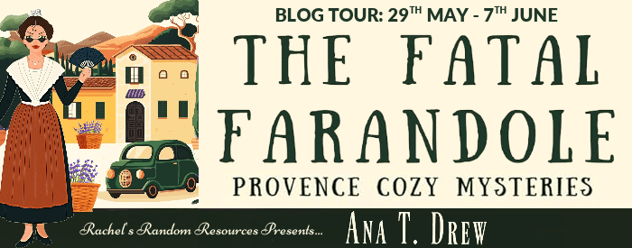 I’m sharing my review for a delightful cozy mystery, set in France, The Fatal Farandole by Ana T Drew #cozymystery&nbsp;#bookreview