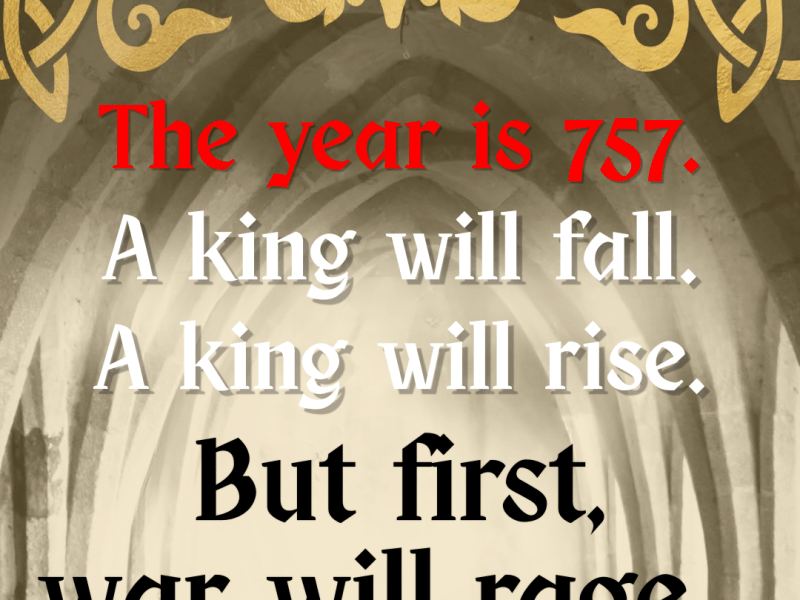 757, the first book in the brand-new series, The House of Mercia. Listen to me talking about the new book #fiction&nbsp;#TalesOfMercia