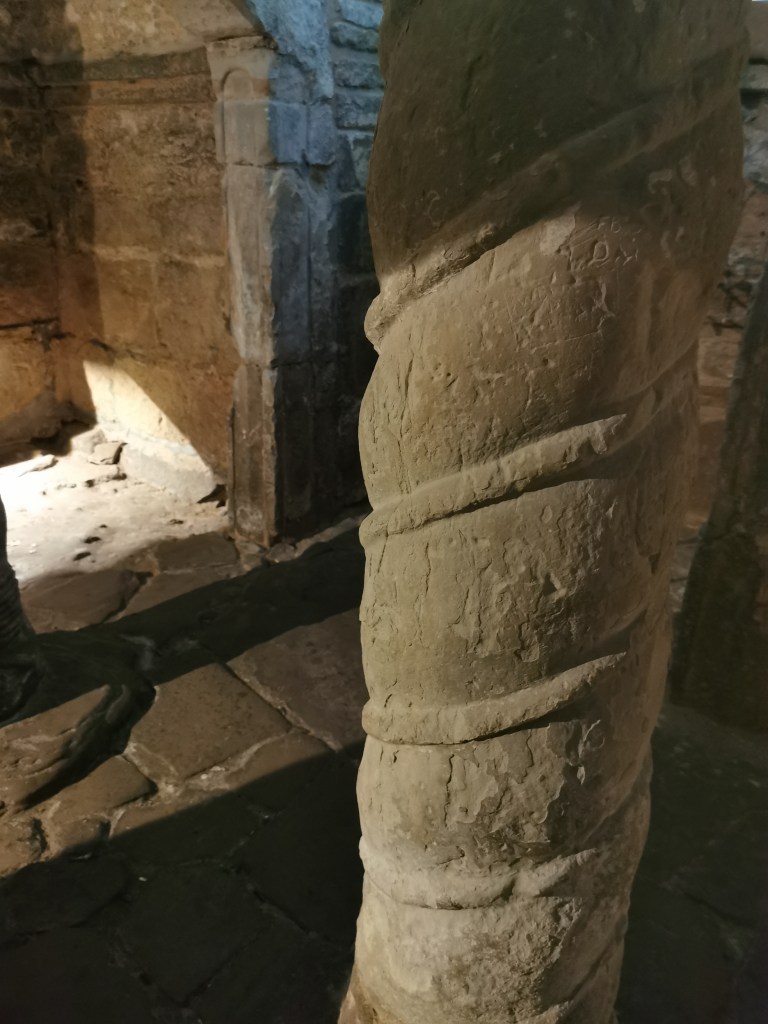 Image of the crypt at Repton