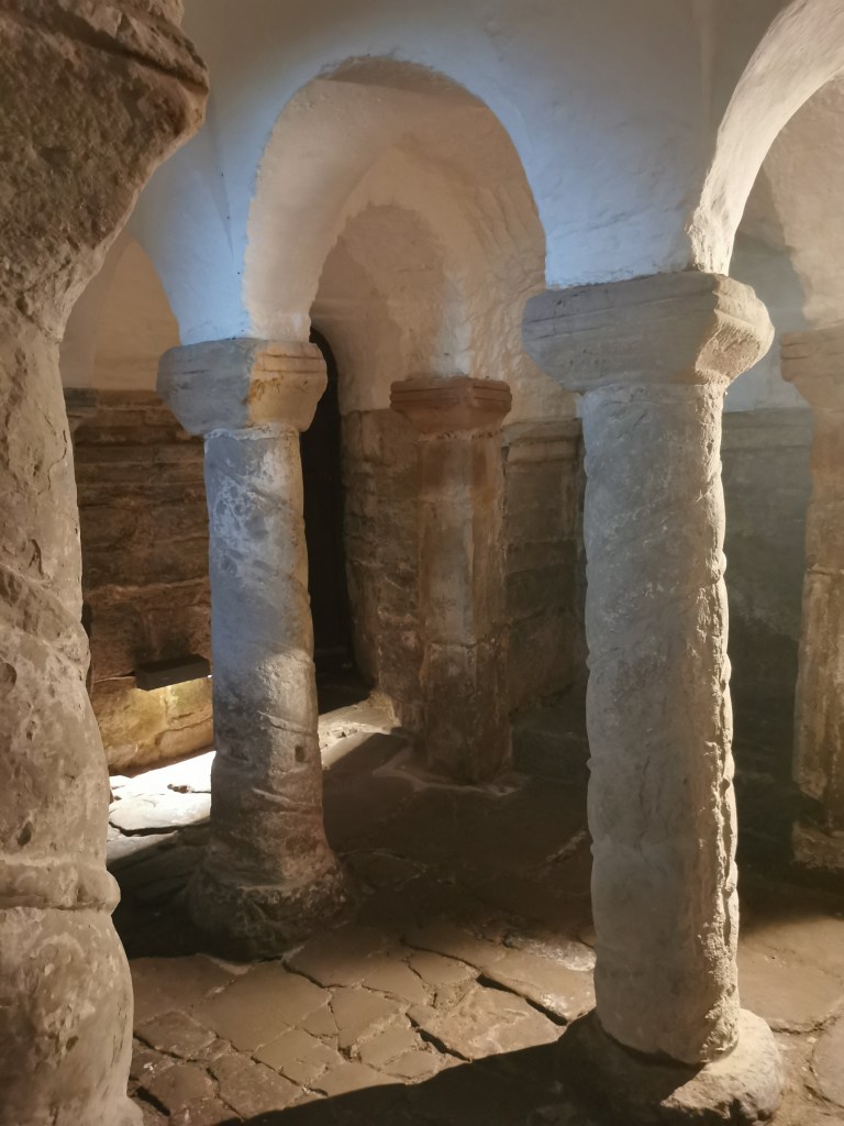 Image of the crypt at Repton