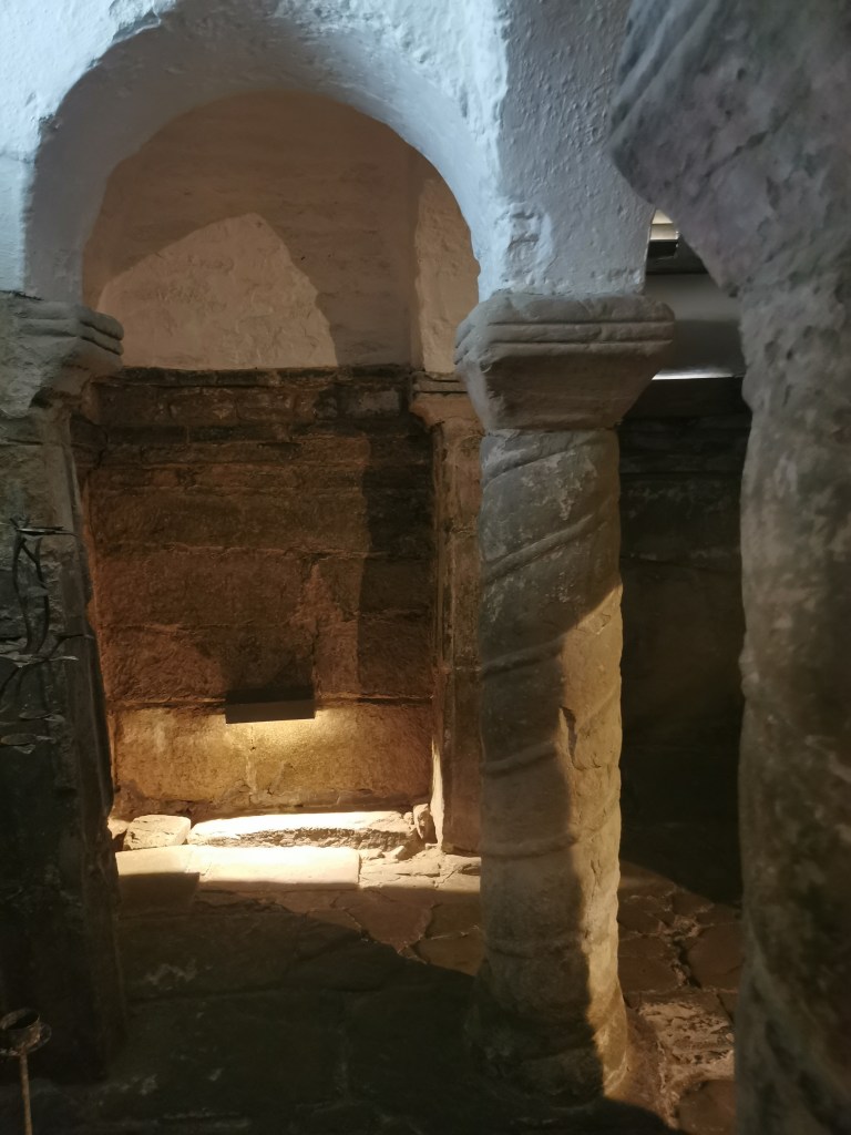 Image of the crypt at Repton