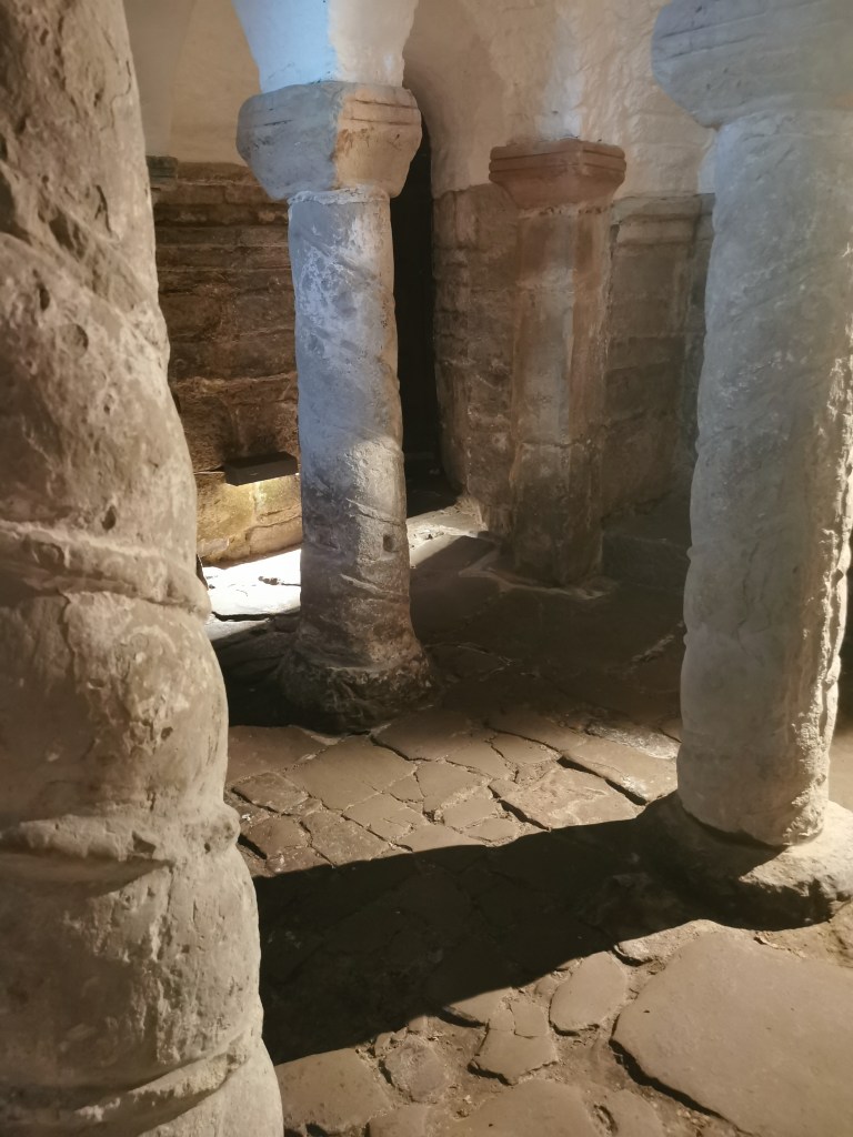 Image of the crypt at Repton